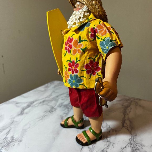 Surfing Santa Clothique by Possible Dreams with Surfboard and Sunglasses.Vintage - Picture 9 of 12